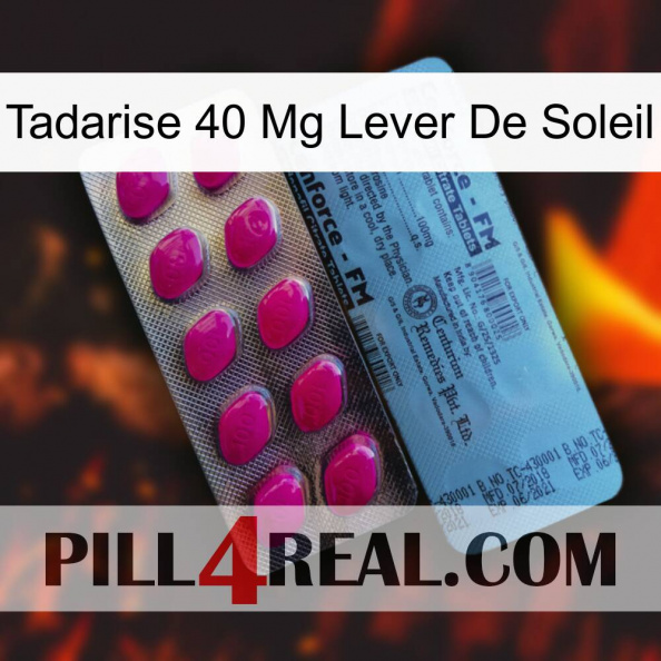 Tadarise 40 Mg Sunrise 35